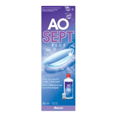 Solutie AOSept Plus, 360 ml, Alcon
