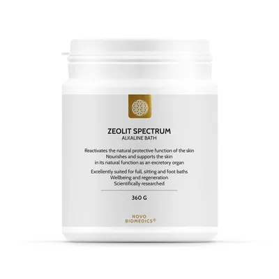 Zeolit Spectrum Sare de baie alcalina, 360g, Novo Biomedics