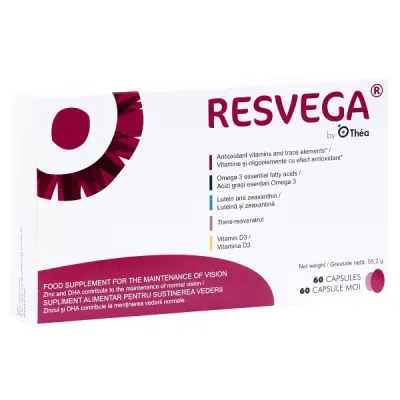 Resvega, 60 capsule moi, Lab. Thea