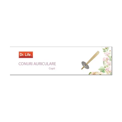 Dr. Life Conuri Auriculare pentru Copii 12-18 Ani, 2 bucăți
