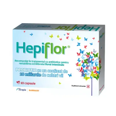 Hepiflor, 10 capsule, Terapia