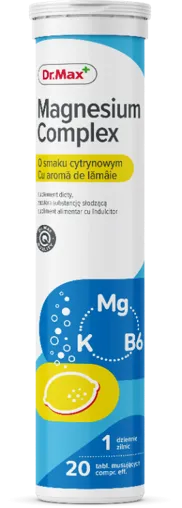 Dr.Max Magnesium Complex, 20 comprimate efervescente