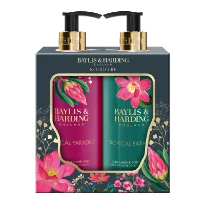 Set Crema de maini Boudoire Tropical Paradise, 2 piese, Baylis & Harding