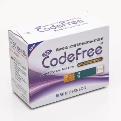Teste glucometru pentru Determinarea Glicemiei, 50 bucăți, Code FREE