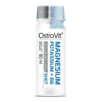 Magneziu lichid 375mg cu potasiu si B6 Shot, 80ml, OstroVit