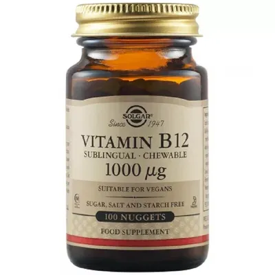 SOLGAR VITAMINA B12 1000MCG 100 TABLETE