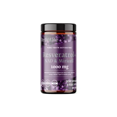 GNC RESVITALE RESVERATROL + NAD MIRICELL CU SPERMIDINA 30 CAPSULE