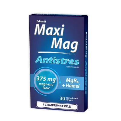 Maximag Antistres, 30 comprimate filmate, Zdrovit