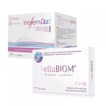 Inofem Duo, 60 plicuri + EllaBiom, 10 capsule, Establo Pharma