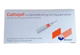 Cathejell cu lidocaina x 5 seringi x 12,5 g gel.