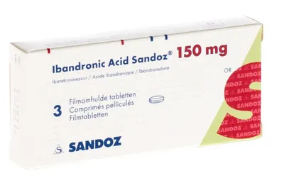 Acid ibandronic Sandoz 150 mg x 1 cpr. film.
