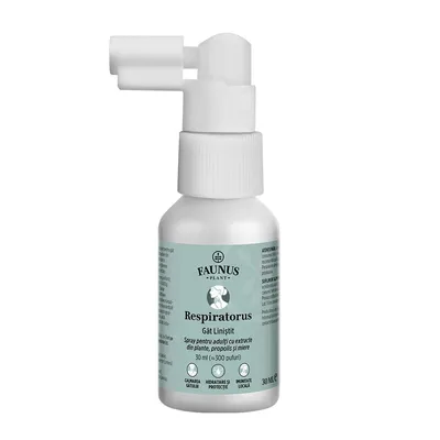 Spray de gat pentru adulti Respiratorus, 30 ml, Faunus Plant