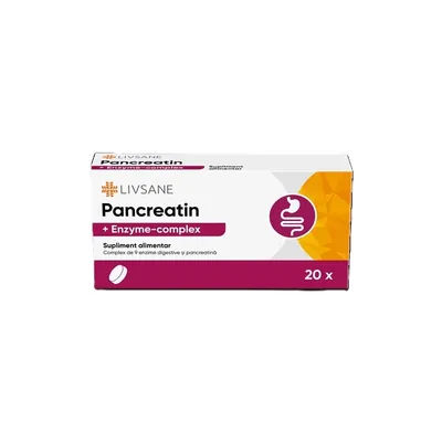 LIVSANE PANCREATIN + ENZYME COMPLEX 20 CAPSULE
