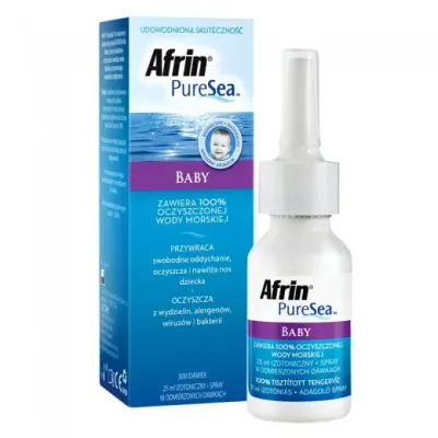 Spray nazal cu apa de mare PureSea Baby, 20 ml, Afrin