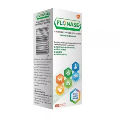Flonase spray nazal, 50 micrograme/doza, GSK