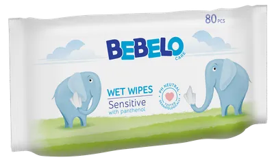 Bebelo Servetele umede, 80 bucati