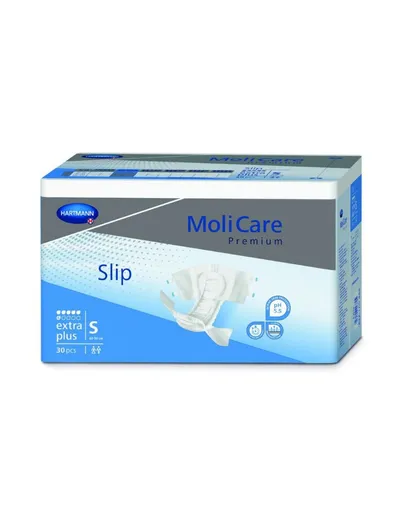 Slip tip scutec pentru incontinenta Molicare Premium Extra Plus S, 30 bucati, Hartmann
