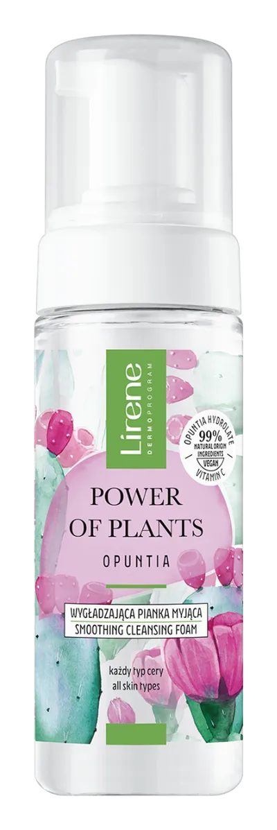Spuma densa pentru curatare faciala Opuntia Power Of Plants, 150ml, Lirene