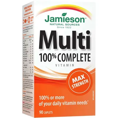 Multi 100% Complet Forte, 90 capsule, Jamieson