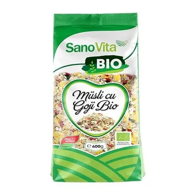 Musli cu goji Bio, 400g, SanoVita