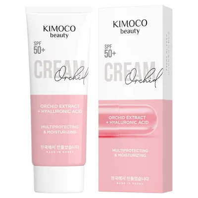 Crema hidratanta de zi cu protectie solara SPF 50+ PA+++, 70 g, Kimoco