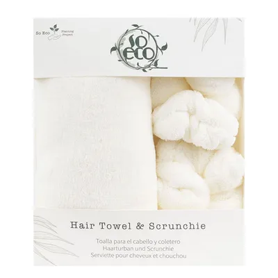 Set ecologic prosop de par si scrunchie, 1 bucata, So Eco