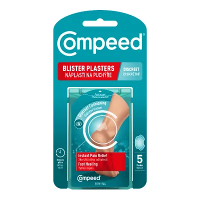 Plasturi pentru basicile cauzate de pantofii cu toc, 5 bucati, Compeed