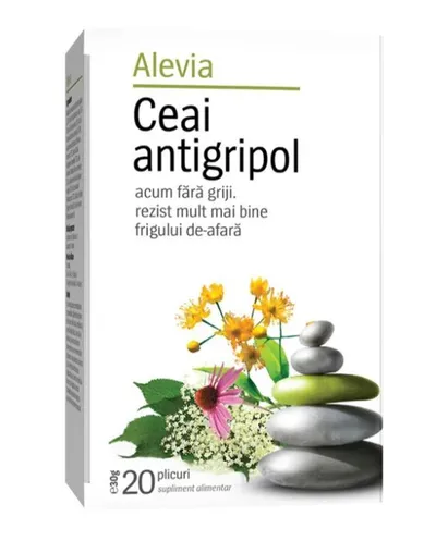 Ceai antigripol, 20 plicuri, Alevia