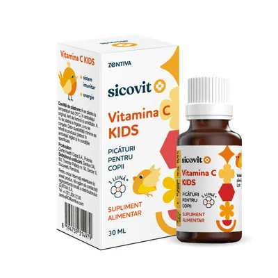 SICOVIT VITAMINA C PICATURI 1.5G 30ML