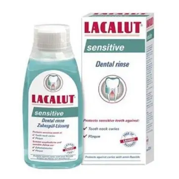 Apa de Gura Sensitive Antiplaque, 300 ml, Lacalut