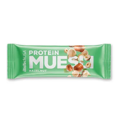 Baton proteic cu alune Muesli, 30g, BioTechUSA