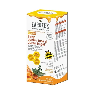 ZARBEES SIROP TUSE MIERE 150ML