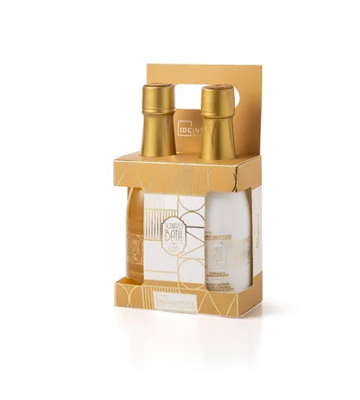 Set de baie Gold Set Champagne Duo, 2 piese, IDC Institute