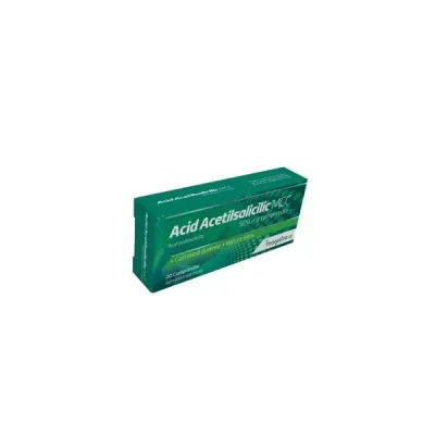 Acid Acetilsalicilic Tamponat 500 mg, 20 comprimate, Magistra