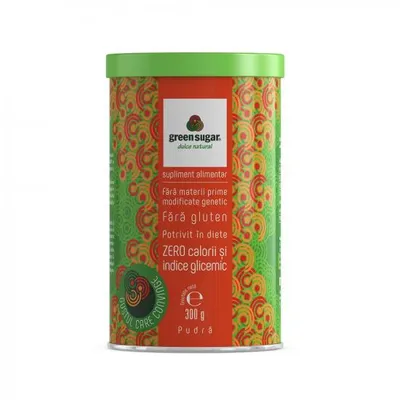 Green sugar pudra, 300g, Laboratoarele Remedia