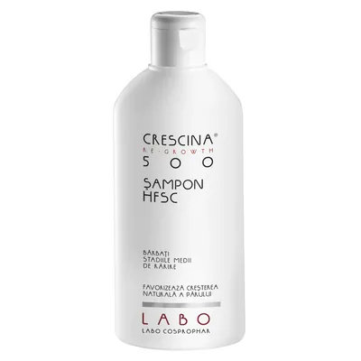 Sampon impotriva raririi medii a parului barbati Crescina HFSC Re-Growth 500, 200ml, Labo