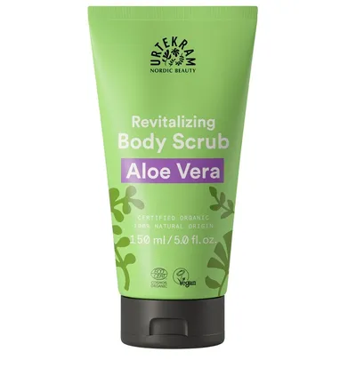 Scrub Revitalizant pentru Corp cu Aloe Vera Bio, 150 ml, Urtekram