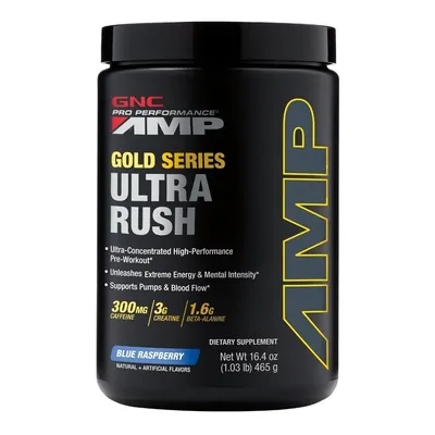 Supliment Pre-Workout cu aroma de zmeura albastra Pro Performance, 465g, GNC