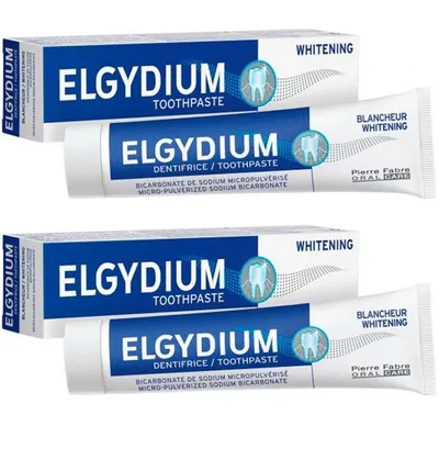 Pachet Promo Pasta de dinti pentru albire, 2x75ml, Elgydium