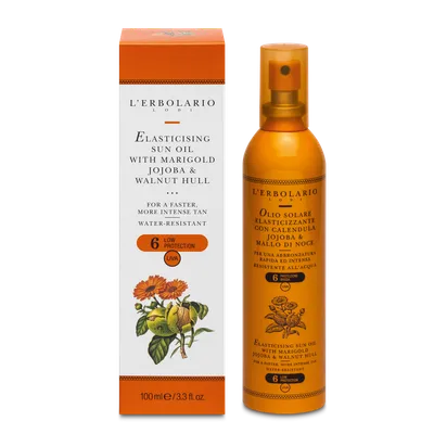 L'Erbolario Ulei de soare Elasticising Sun SPF6, 100ml