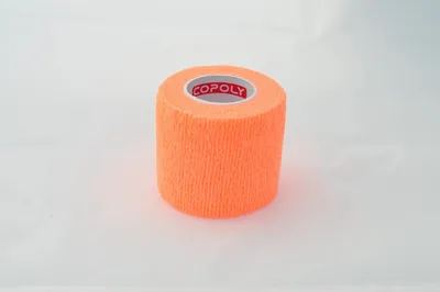 Bandaj autoadeziv 5cm x 4,5m, portocaliu, Copoly