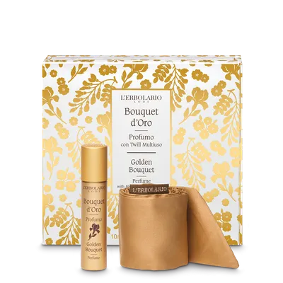 L'Erbolario Parfum cu bratara multifunctionala Golden Bouquet, 10ml