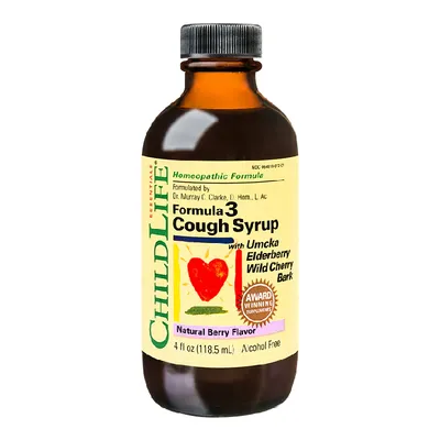 Cough Syrup Childlife Essentials, 118.5 ml, Secom