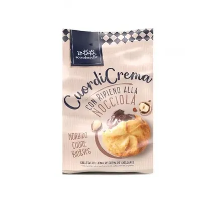 Biscuiți cu cremă de alune, 200g, Sottolestelle