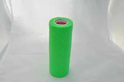 Bandaj autoadeziv 15cm x 4,5m, verde, Copoly