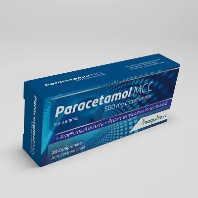 Paracetamol 500 mg, 20 comprimate, Magistra