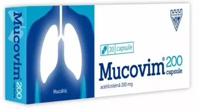 Mucovim 200mg, 20 capsule, Vim Spectrum