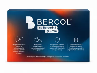 Bercol, 30 comprimate, Naturpharma