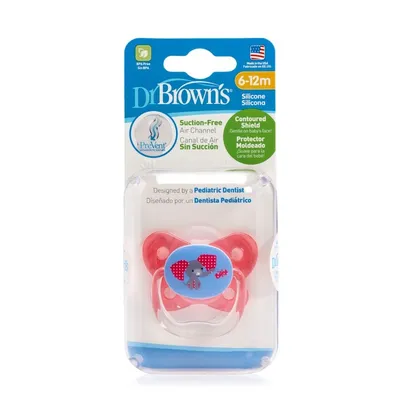 Suzeta Silicon Prevent Nr2, 6-12 luni, 21307, Dr Browns