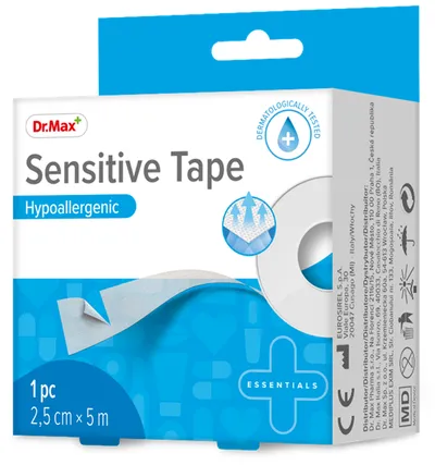 Dr. Max Sensitive Tape hipoalergenic 2,5cmx5m, 1 bucata